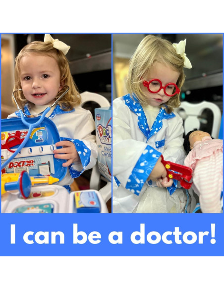 Kit de Doctor GIFTINBOX 22 Piezas para Niños 3 a 6 Años