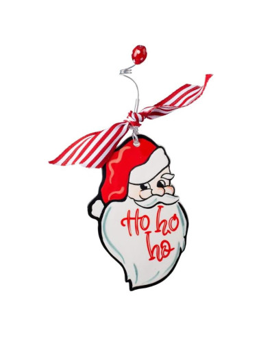 Adornos Navideños Cerámica Glory Haus Ho Ho Ho Santa