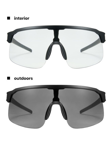 Gafas de Ciclismo Fotoquímicas Cyxus UV400 para Hombres y Mujeres