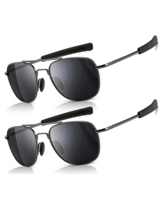 Gafas de sol piloto SUNGAIT polarizadas para hombres