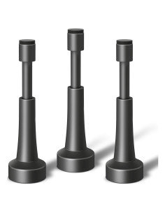 Topes de Puerta de Aluminio Brieieziy - 11 cm - 3 Piezas