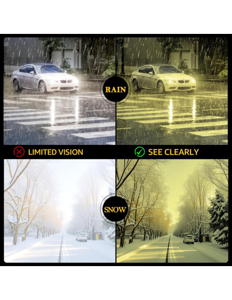 Gafas de Visión Nocturna TJUTR Polarizadas para Conducir