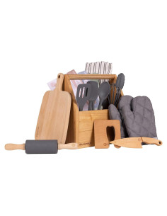 Set de Cocina WeeSprout para Niños 14 Piezas con Delantal