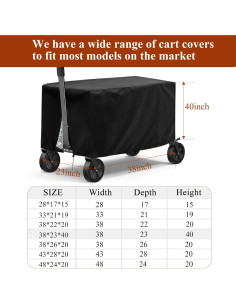 Cubierta Plegable para Carro Los Elfos 96.5x58.4 cm Impermeable 2