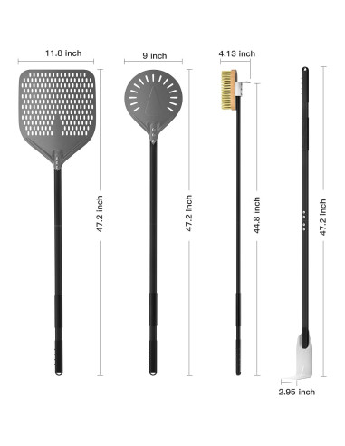 Kit de Accesorios para Horno de Pizza G.a HOMEFAVOR 4 Piezas