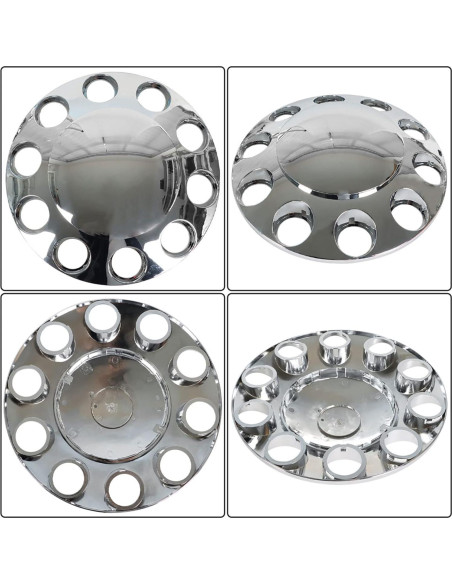 Kit de Cubiertas de Ruedas GENRICS para Camiones Semi 20-24.5 in