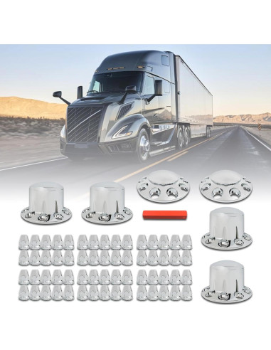 Kit de Cubiertas de Ruedas GENRICS para Camiones Semi 20-24.5 in