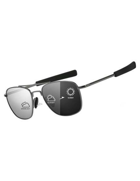 Gafas de sol piloto SUNGAIT con lentes fotocromáticos UV400 Gafas de sol piloto SUNGAIT con lentes fotocromáticos UV400