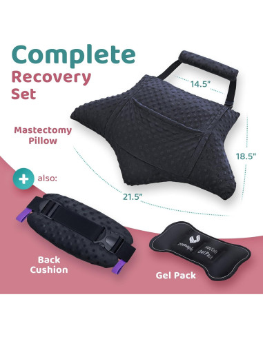 Almohada de Recuperación Zomaple para Histerectomía con Gel