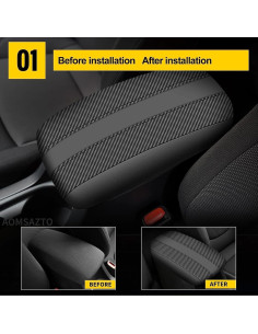 Cubierta de Apoyabrazos AOMSAZTO para Toyota Corolla 2014-2019 2