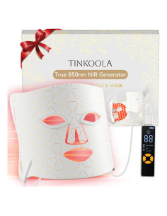 Máscara de Terapia de Luz LED Tinkoola para la Cara 630nm 830nm