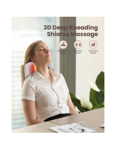 Masajeador de Espalda Shiatsu Comfier CF-1228-BLU con Calor 2