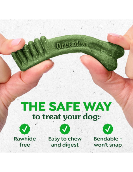 Golosinas Dentales Greenies para Perros 340g Sabor Arándano