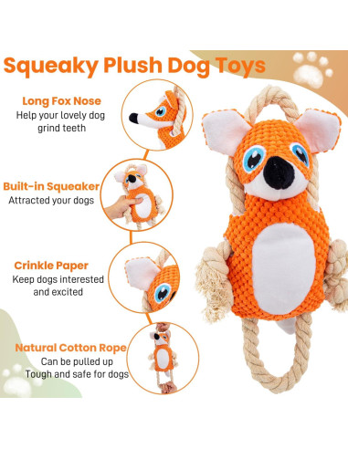 Juguete Interactivo para Perros CIIVURR Zorro 30.99 cm