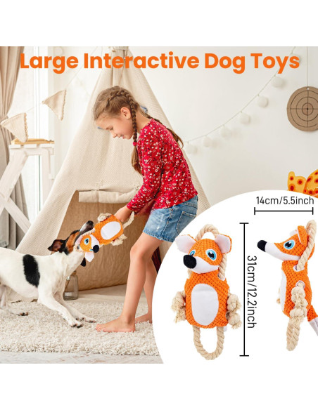 Juguete Interactivo para Perros CIIVURR Zorro 30.99 cm