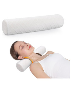 Almohada Cilíndrica Cozyhealth de Espuma Viscoelástica 45x9.9cm