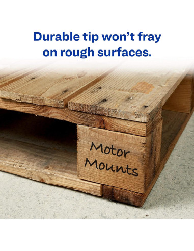 Marcadores Permanentes Avery Marks-A-Lot, 4 Colores, Punta Cincel