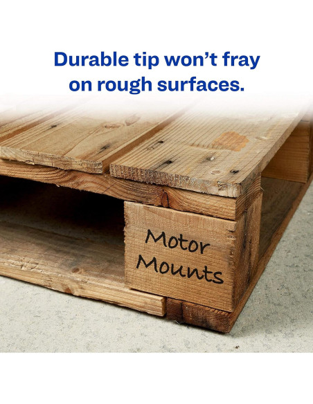 Marcadores Permanentes Avery Marks-A-Lot, 4 Colores, Punta Cincel