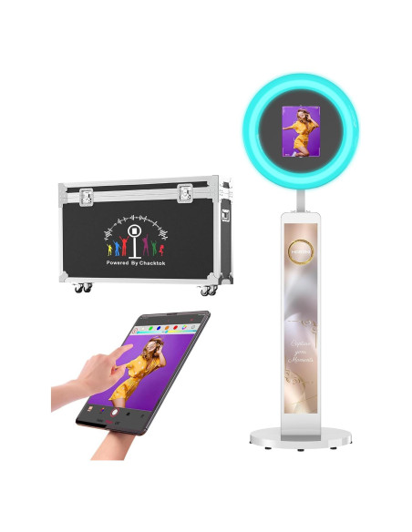 Cabina de Fotos Portátil HARZHI para iPad 10.2" a 12.9"