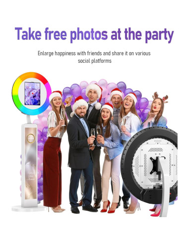 Cabina de Fotos Portátil HARZHI para iPad 10.2" a 12.9"