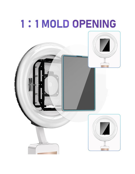 Cabina de Fotos Portátil HARZHI para iPad 10.2" a 12.9"