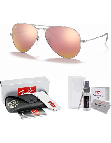 Gafas de sol Ray-Ban RB3025 Aviator con kit de limpieza