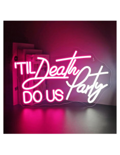 Luz de Neón LED Til Death Do Us Party para Decoración