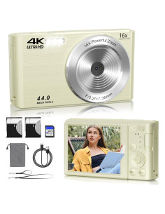 Cámara Digital Compacta SMARTKLIK 44MP FHD 4K para Niños
