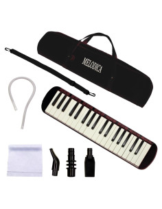 Piano de Aire Melódico Profesional YCXYQ 37 Teclas Negro