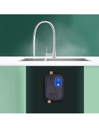 Calentador de Agua Instantáneo Eléctrico Fagauhds 3000W 110V