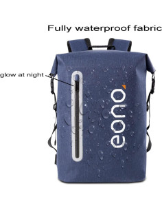 Mochila de Senderismo BRONZY 35L Impermeable Unisex Azul 2