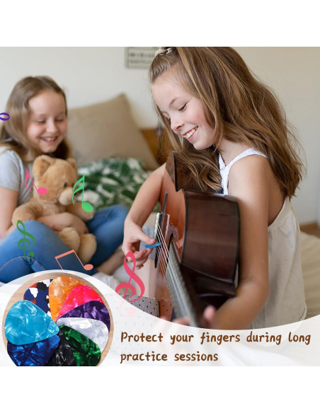 Paquete de 120 Púas de Guitarra Celuloide 0.46-0.96mm