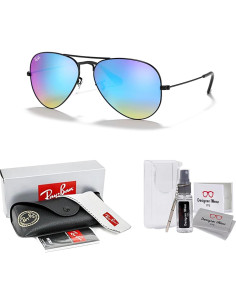 Gafas de sol Ray-Ban RB3025 Aviator Metal 58mm + Kit de limpieza 2