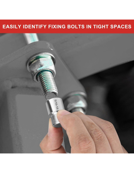 Verificador de Roscas Comfylichi 44 Medidores Estándar y Métrico