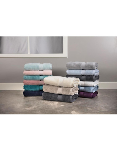 Juego de Toallas de Baño Maisonette 100% Algodón Egipcio 2 Piezas Mora