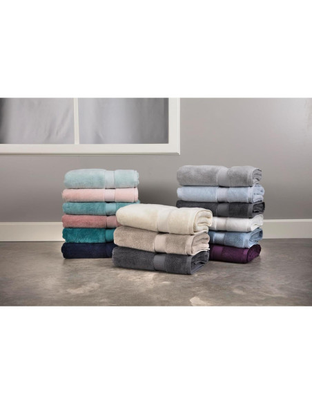 Juego de Toallas de Baño Maisonette 100% Algodón Egipcio 2 Piezas Mora