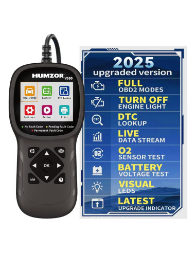 Escáner OBD2 SAZDOLN V550 Mejorado, Diagnóstico Automotriz