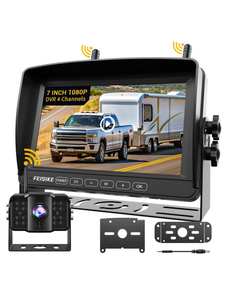 Cámara de Respaldo Inalámbrica Furrion 7" 1080P con Monitor