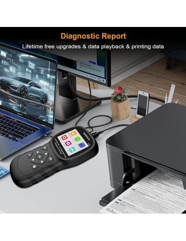 Escáner OBD2 SAZDOLN V550 Mejorado, Diagnóstico Automotriz