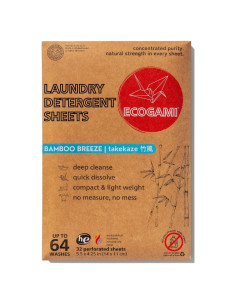 Hojas de Detergente Ecogami - 32 Hojas Biodegradables