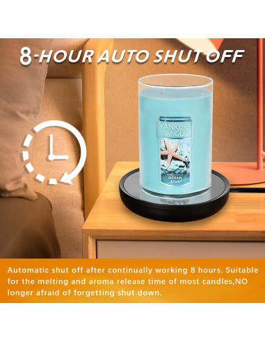 Calentador de Velas Inteligente ASAWASA 2PCS con Auto Apagado