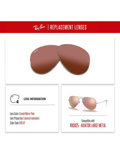 Lentes Ray-Ban Aviator RB3025 58mm Espejo Rosa + Kit Cuidado 2
