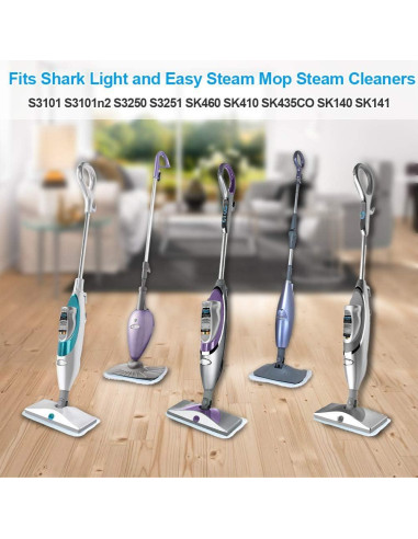 Almohadillas de Vapor Fushing 7 Pcs Microfibra Lavables Azul