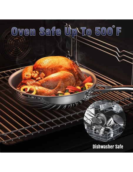 Juego de Utensilios de Cocina Cooks Standard 9 Piezas Acero Inoxidable