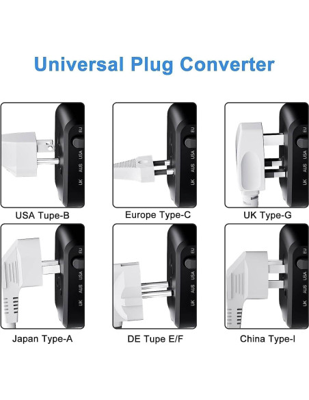 Adaptador de Viaje Convertidor de Voltaje 230V a 120V DONGGUAN