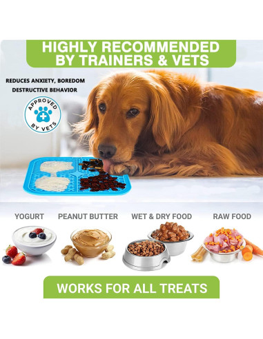 Alfombrilla para Lamer Perros XIGOU - Paquete de 2 Grandes