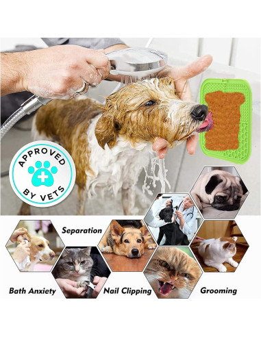 Alfombrilla para Lamer Perros XIGOU - Paquete de 2 Grandes