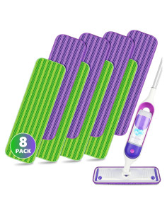 Paños Reutilizables Microfibra SEVENMAX 15" x8 para Swiffer