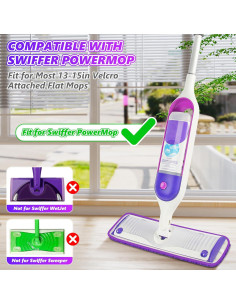 Paños Reutilizables Microfibra SEVENMAX 15" x8 para Swiffer 2