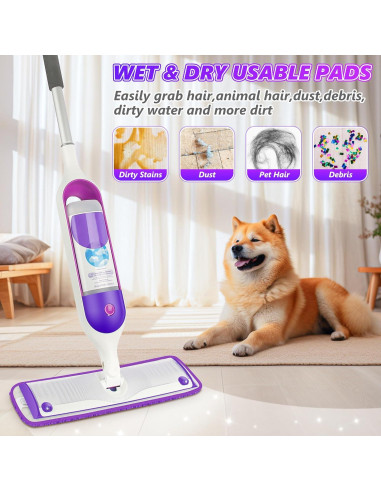 Paños Reutilizables Microfibra SEVENMAX 15" x8 para Swiffer